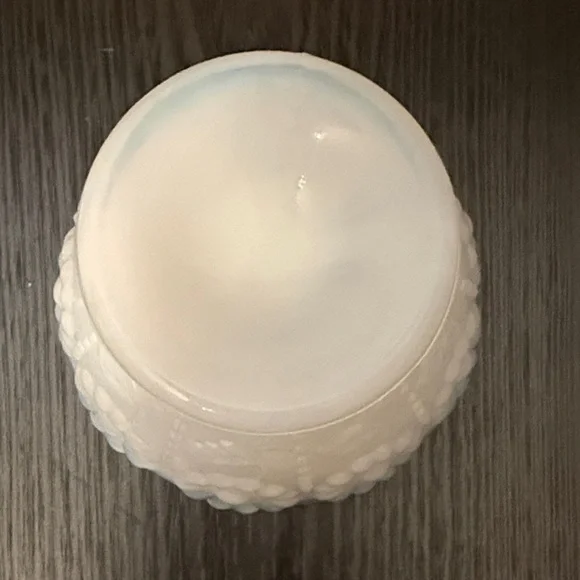 White Pedestal Bowl - Picture 5 of 8